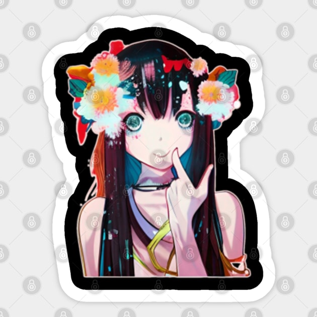 Otaku anime girl top